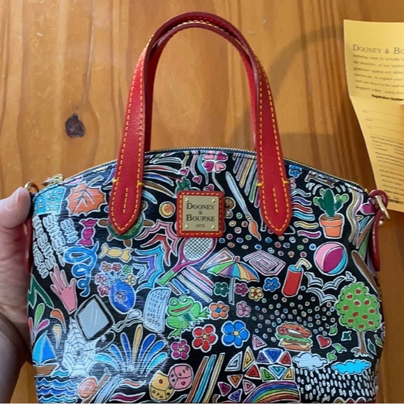 Dooney & Bourke Bags Rare Discontinued Graffiti Pattern Dooney